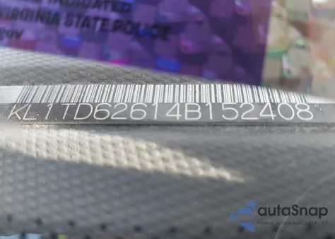 2004 Chevrolet Aveo z USA, uszkodzony, nr VIN KL1TD62614B152408